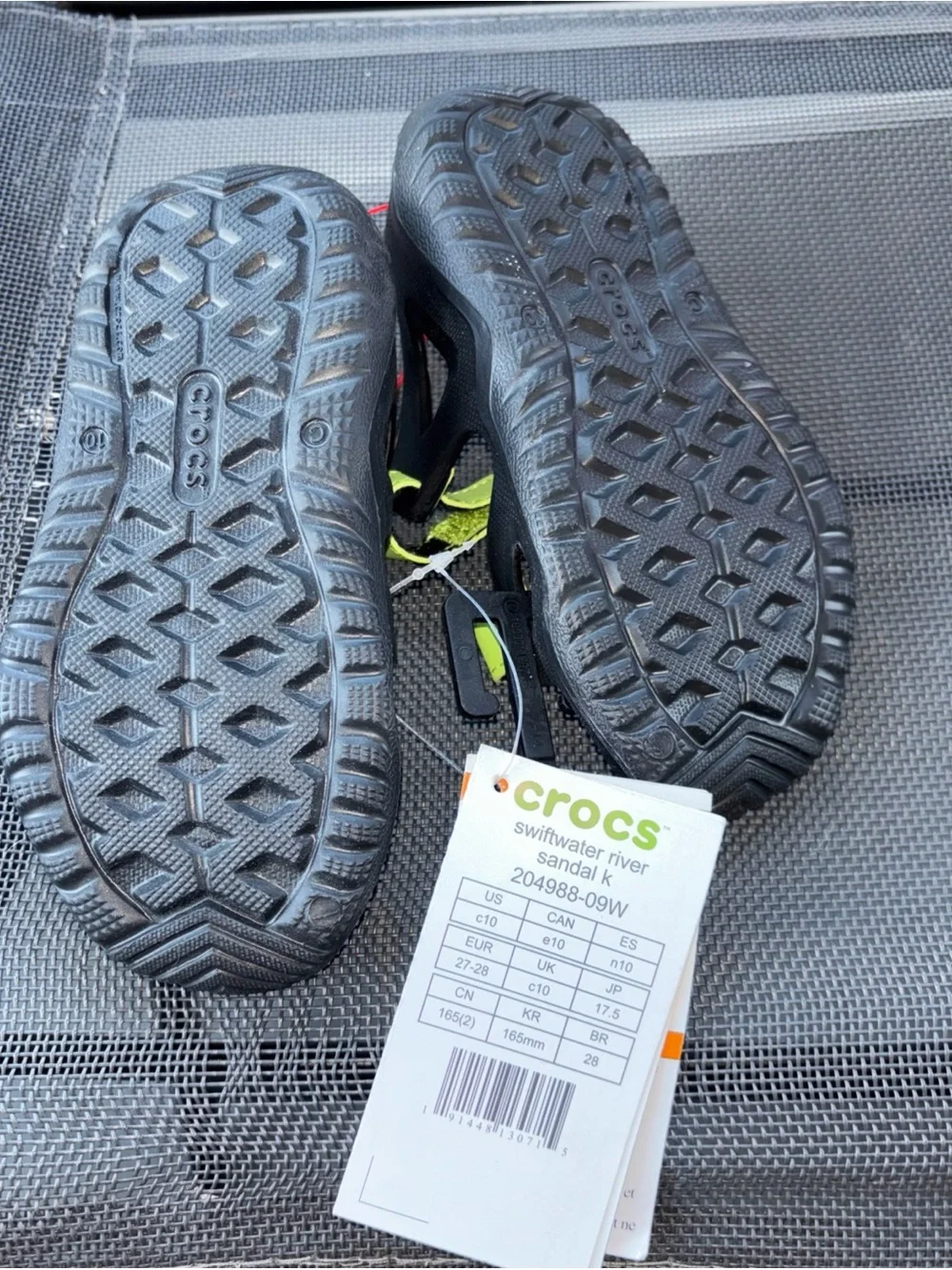 Crocs Swiftwater River Sandals Size 10 C10 Kids NWT